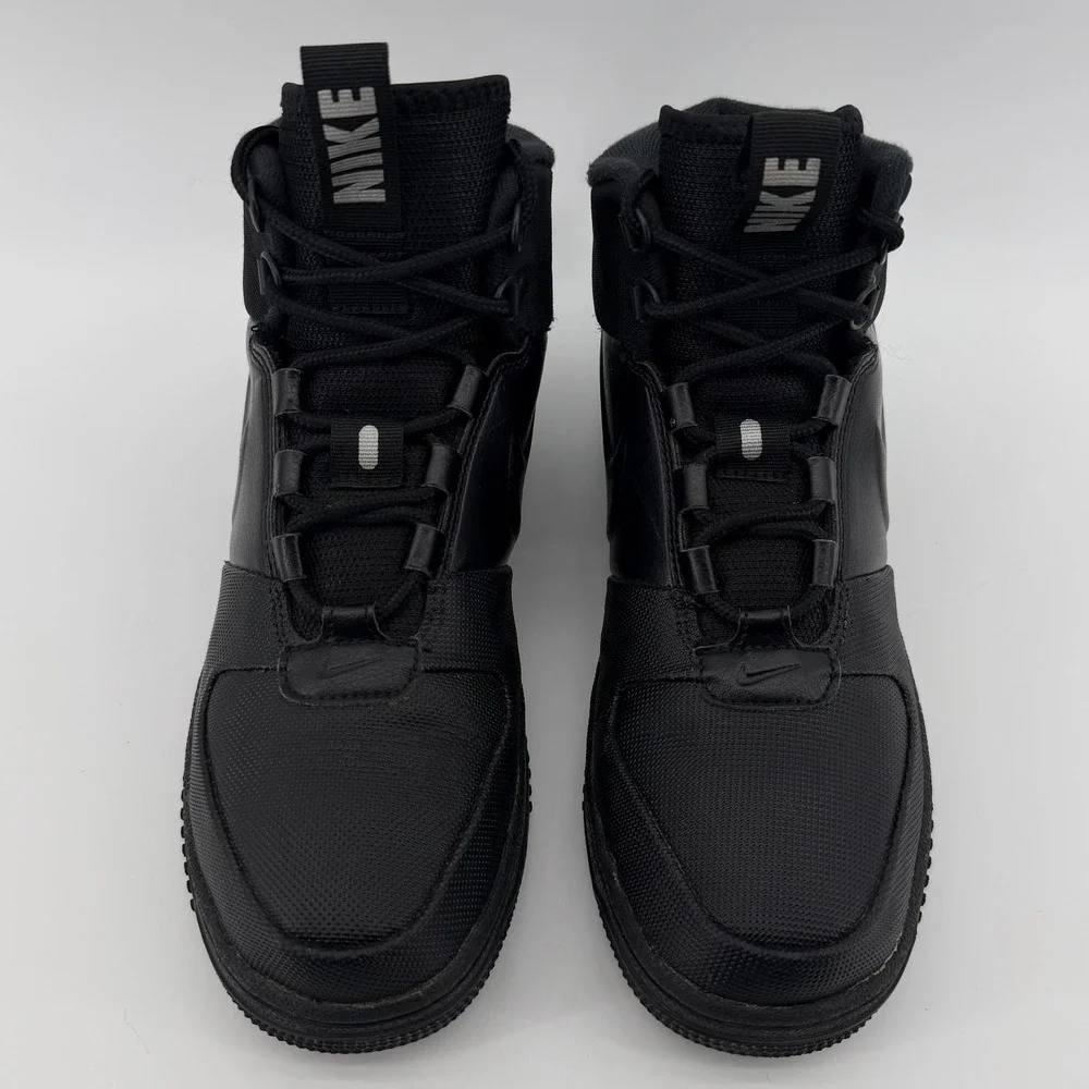 Nike Path WNTR Winter Boots Triple Black Men's Size 8 Waterproof (BQ4223-001)